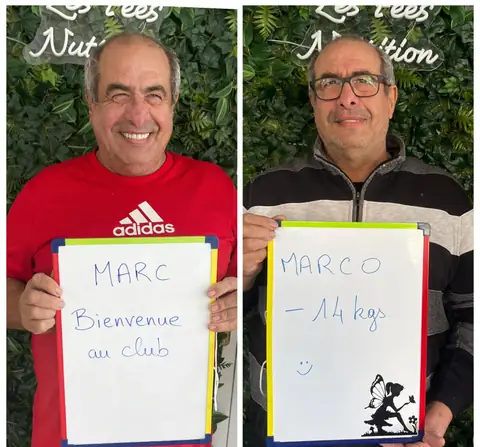 Un membre du club Les Fées Nutrition en images, avant et après son parcours